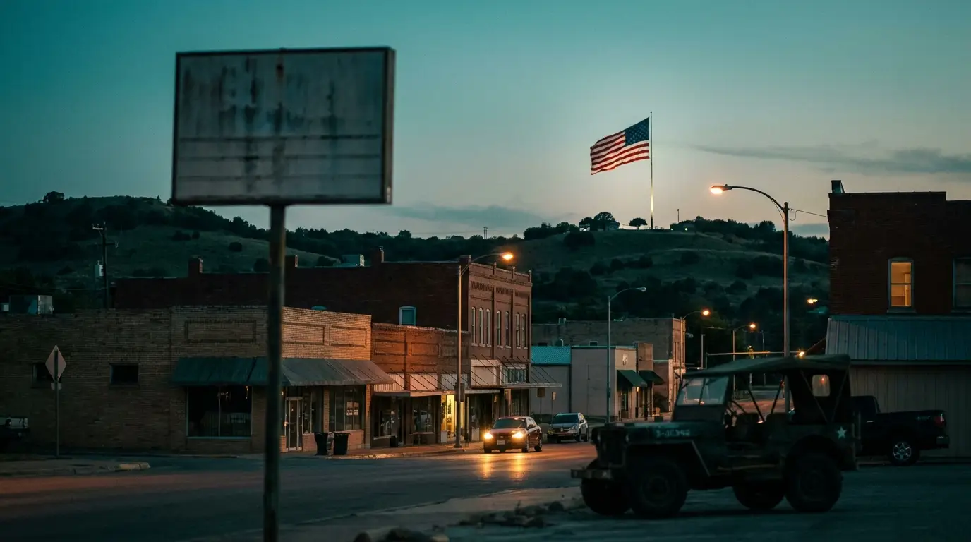Killeen, Texas at dusk