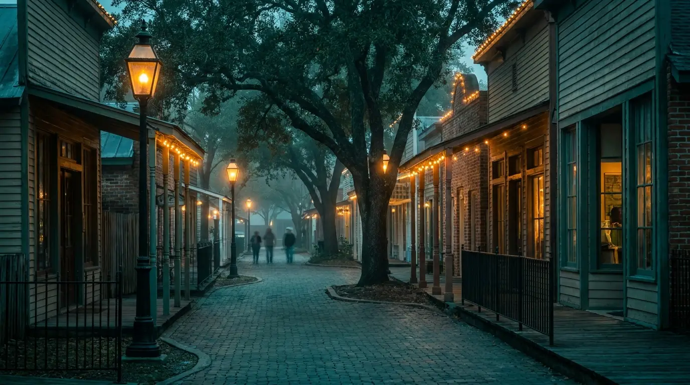 Spring, Texas at dusk